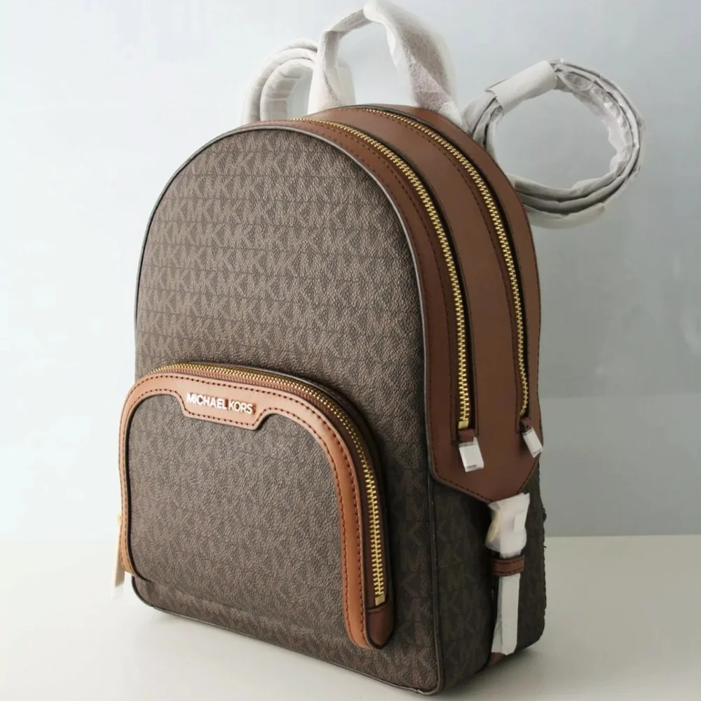 Michael Kors Backpack Bag Jaycee Md Backpack Brown Braun 35S2G8TB2B